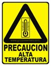 PRECAUCION ALTA TEMPERATURA 